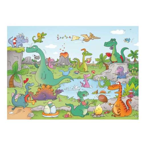 Puzzle Les Dinosaures 24 pcs - Puzzle Michèle Wilson