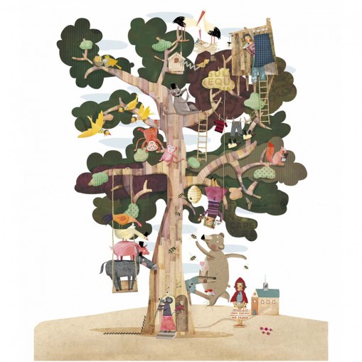 Puzzle 50 pièces l'arbre des saisons - Fabricant Espagnol