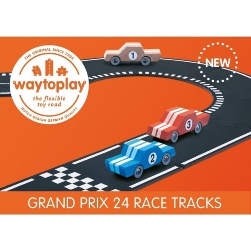 Circuit de voitures Grand Prix circuit 24 pcs - WayToPlay
