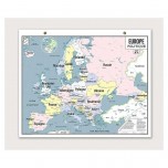 Carte Vintage - Europe Politique - Emile En ville