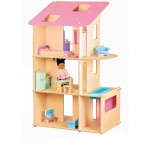 Maxi maison de poupée type Barbie meublée - JB Bois